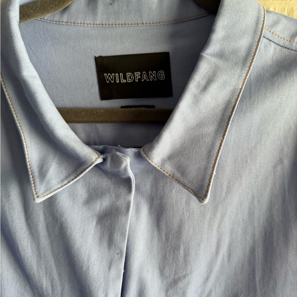 Wildfang Light Blue Utility Jumpsuit - Picture 6 of 8